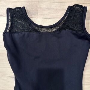 Lace Embellished Leotard for Ballet or Gymnastics